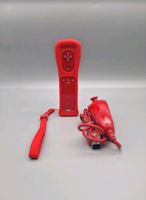 Nintendo Wii Motion Plus Controller mit Nunchuck Rot Nordrhein-Westfalen - Rhede Vorschau
