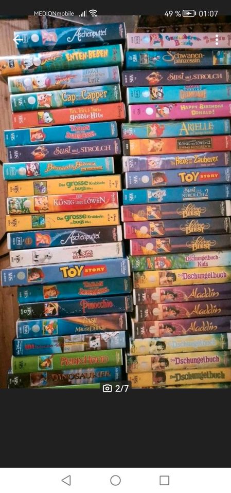 157 vhs Disney klasicker video Kassetten in Schönefeld