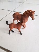 Schleich Warmblutstute mit Fohlen Bayern - Erkheim Vorschau