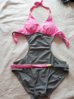 Tankini Pink Anthrazit Gr. M, gefüttert, BH Softschalen NEU Niedersachsen - Esens Vorschau