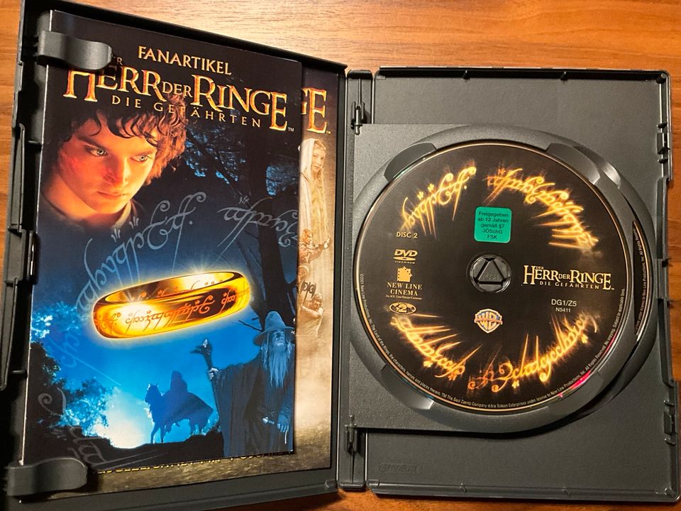 DVD Herr der Ringe Die 2 Türme + Die Gefährten in Großrosseln