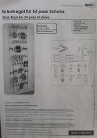 Teleskop-Schuhregal für max. 54 Paar Schuhe Fa. Ruco Bayern - Aschaffenburg Vorschau