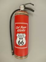 Wandschild (Gestanzt) 3D Feuerlöscher - Route 66 - 47x22cm Krummhörn - Greetsiel Vorschau