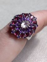 Amethyst Silberring / Schmuck / 19 / lila /Edelstein / Rosenquarz Köln - Zollstock Vorschau