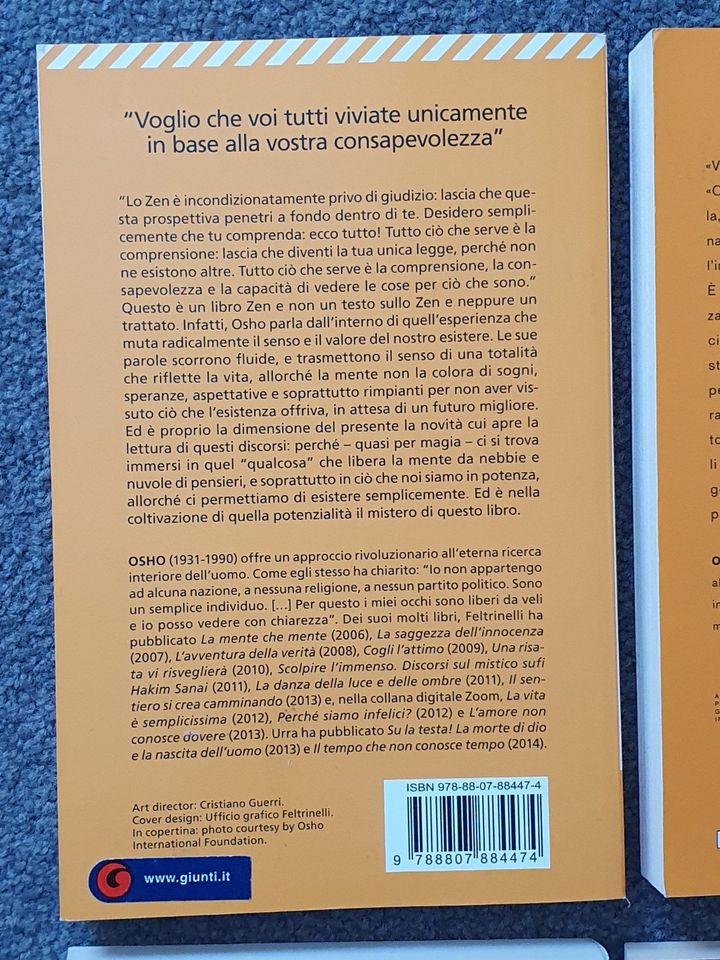 Osho in Italienisch / Bhagwan Rajneesh Osho Italiano in Berlin