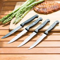 4x Steakmesser 21,5cm Edelstahl Grillmesser Tomatenmesser Pizzame Bayern - Schweinfurt Vorschau