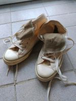 Converse Chucks High, 41, Beige mit Olive Niedersachsen - Sachsenhagen Vorschau