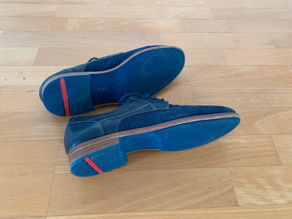 Schnürschuh/ Anzugschuh Lloyd, 41, blau in Wentorf