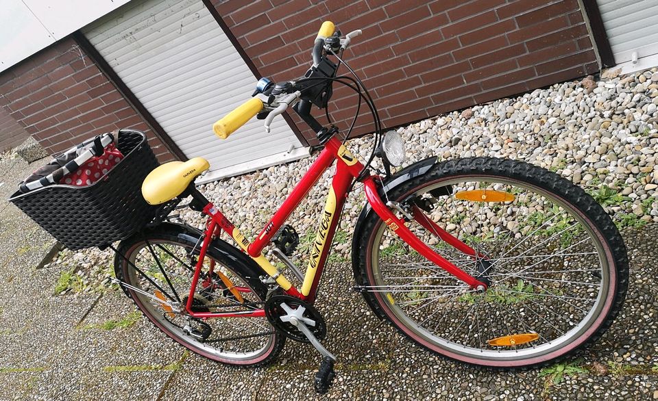 Fahrrad 26 Zoll rouge et joun in Darmstadt