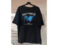 T shirt shein butterfly schmetterling bedruckt blau schwarz Sachsen-Anhalt - Gräfenhainichen Vorschau