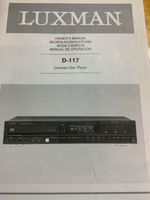 Luxman d117 Mqnual Hannover - Misburg-Anderten Vorschau