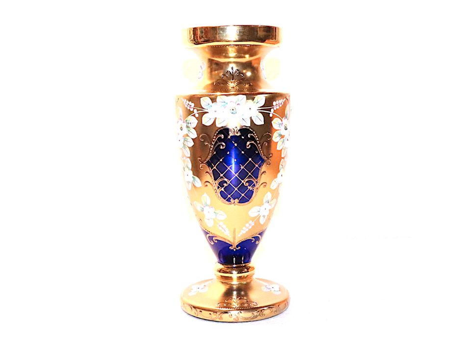 Fundstück - Kellerfund - Vase 24k Gold - Kobaltblau - Rarität in Siegen