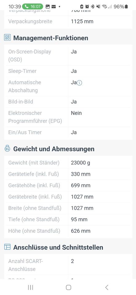 Fernseher Samsung in Datteln