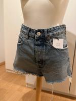 Zara Jeansshorts Blau Shorts Jeans High waist Neu 90er 2000er Bayern - Heßdorf Vorschau