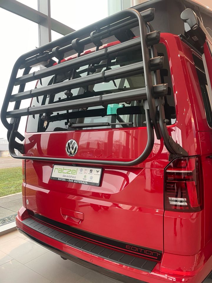 VW T6 und T6.1 Fahrradheckträger - schwarz pulverbeschichtet-NEU in Zell unter Aichelberg