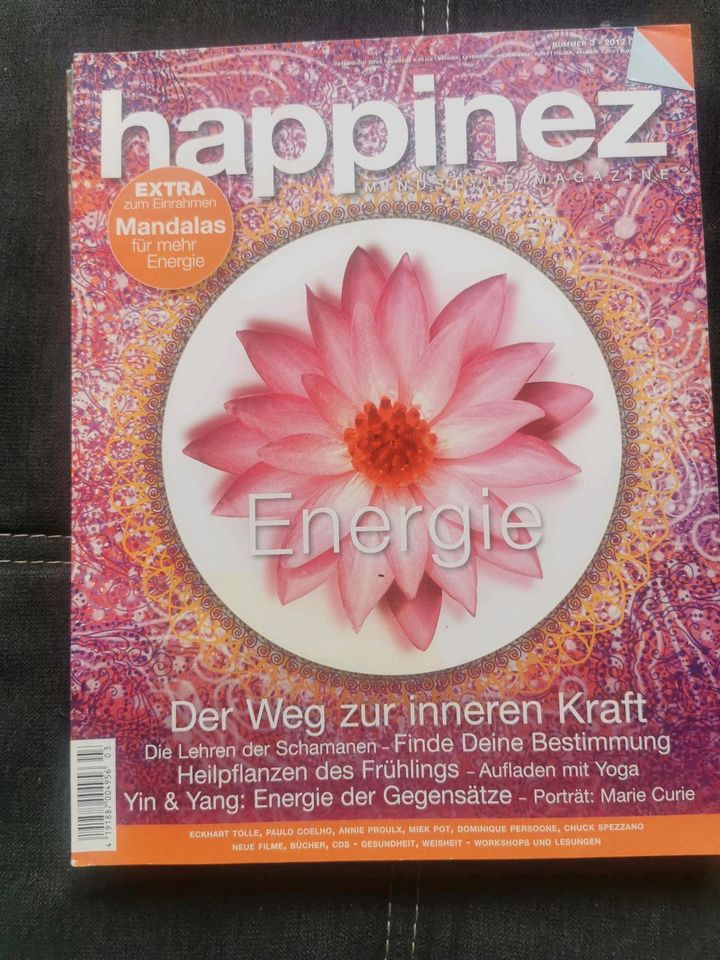 Happinez Zeitschriften von 2012 (3. Jahrgang) in Rheinböllen