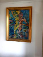 Original Ölgemälde Expressionismus gerahmt 62x82 cm Gröpelingen - Gröpelingen Vorschau