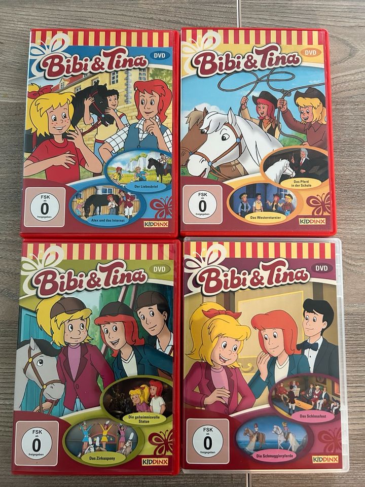 4 Bibi und Tina Dvds 8 Filme in Weinheim