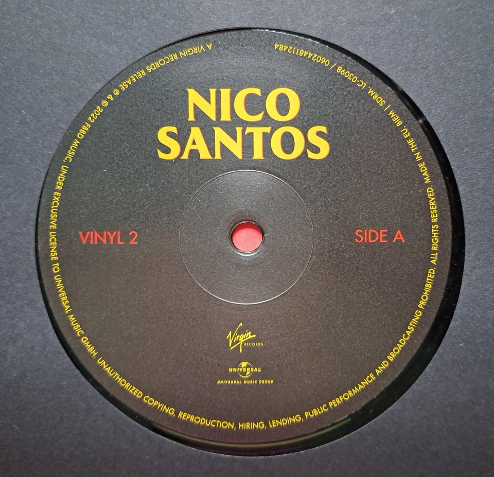 Nico Santos - Vinyl - neue, ungespielte Doppel-LP in Hessisch Oldendorf