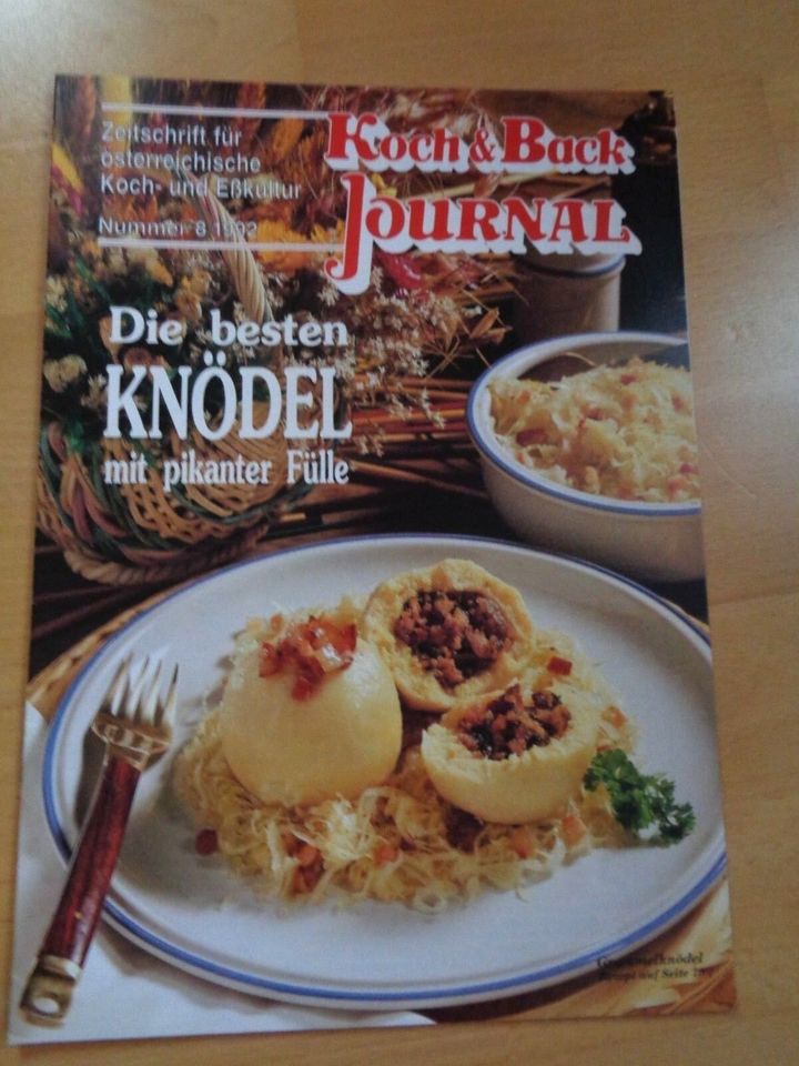 10 Zeitschriften KOCH & BACK- Journal 1992 österr. Kochkultur in Usingen