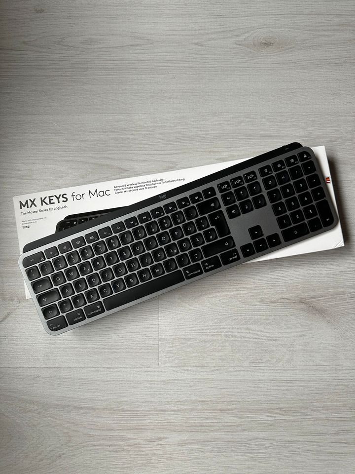 Logitech MX Keys for Mac Space Grau Kabellose Tastatur OVP in Kerpen