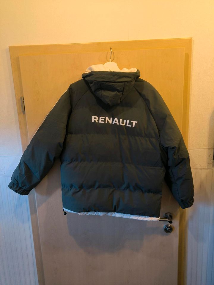 Schöne graue Jacke mit Renault Logo in Hesel