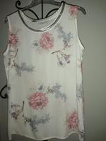 Damen Bluse, weiß mit Blumen, "Bexleys", Gr. 44, getragen Nordrhein-Westfalen - Minden Vorschau