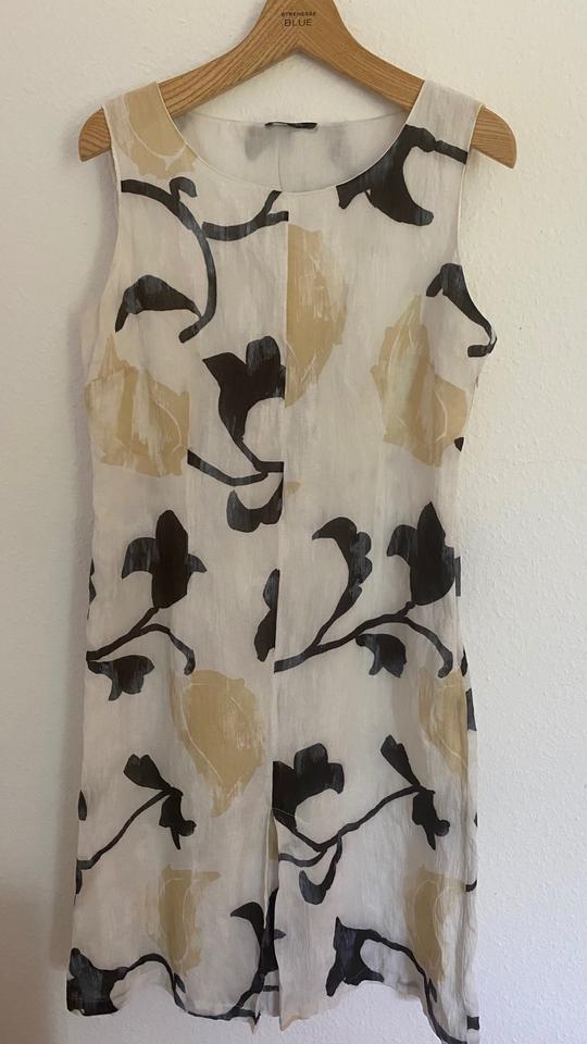 Sommerkleid weiß schwarz von Caractère Gr. 42 eher Gr. 40 in Ratingen