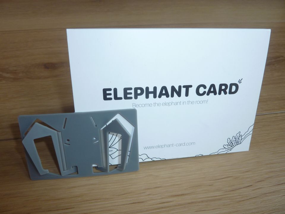 Elephant Card Handyhalterung iPhone in Kreditkartengröße grau NEU in Aachen