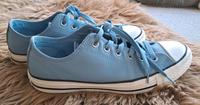 Converse Sneakers Leder blau 41 Hessen - Zierenberg Vorschau