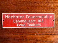 Altes Emailleschild Nächster Feuermelder Baden-Württemberg - Sigmaringen Vorschau