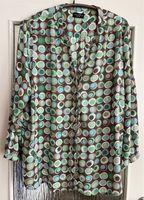 Damen Bluse Via Appia Due Gr.50 retro Muster Ringe Nordrhein-Westfalen - Minden Vorschau