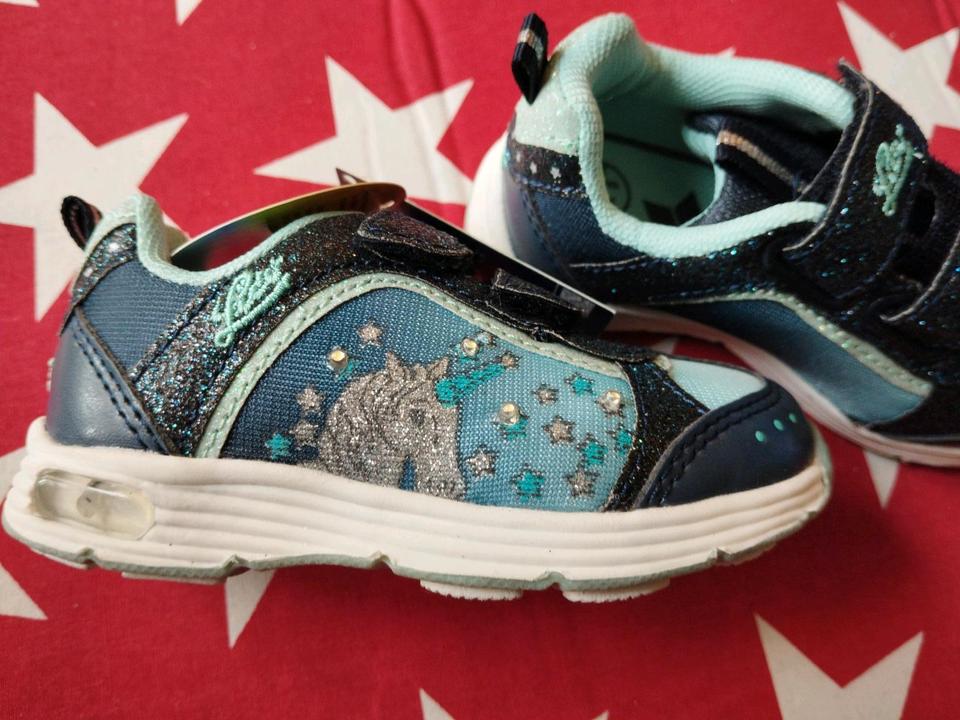 ‼️Neu Lico Hallenturnschuh Sneaker Einhorn mit Blinklicht 22 in Ebern