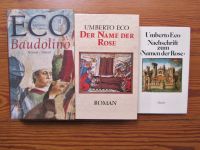 3x Umberto Eco Der Name der Rose Baudolino Nachschrift Hessen - Wiesbaden Vorschau