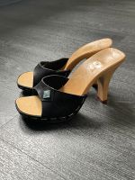 High Heel Clogs Pantolette, schwarz, Gr. 39, Absatz 10 cm Bayern - Ansbach Vorschau