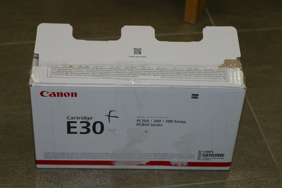 E30 ORIGINAL Canon Toner FC200/300/500 PC700/800 NEU OVP in Bremerhaven