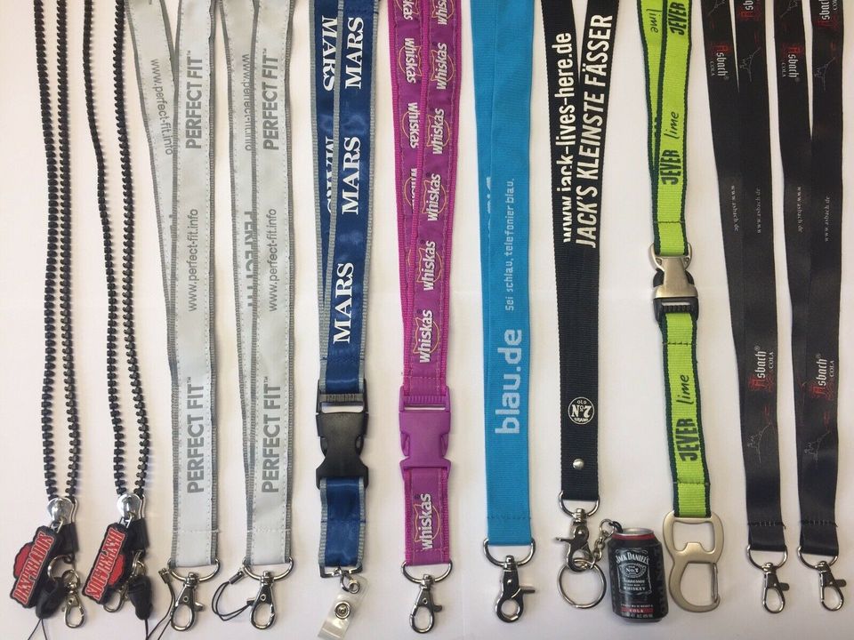 SCHLÜSSELBÄNDER LANYARDS PAKET zum Teil sehr seltene 11 Stück NEU in Leipzig