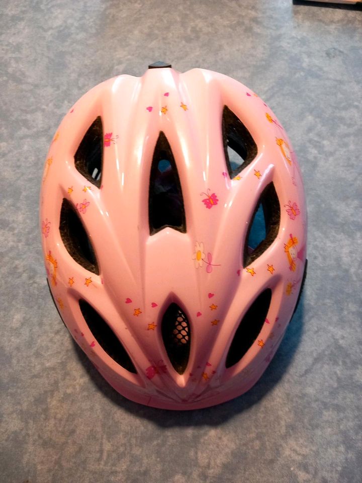 Fahrradhelm Größe 45 - 50 rosa für Mädchen, mit Prüfsiegel in Brühl