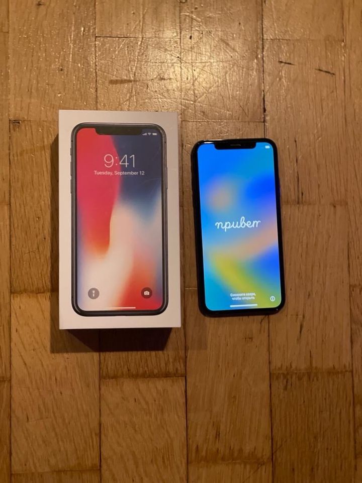 IPhone X 256GB Space Gray OVP in Hemsbach