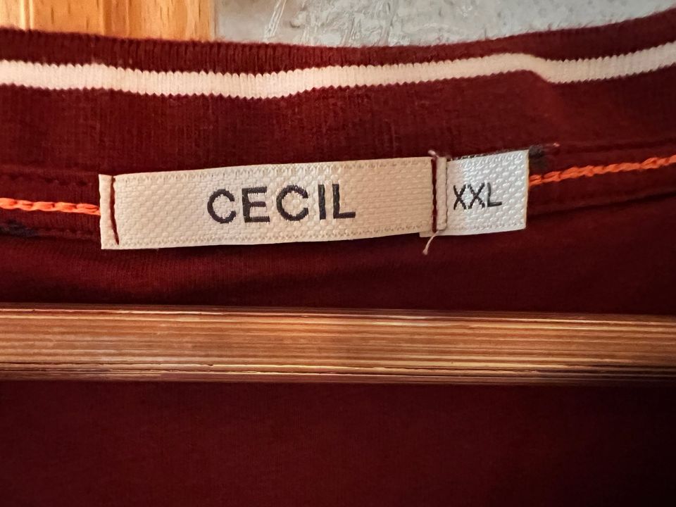 Shirt mit 3/4-Ärmeln von Cecil, Gr. XXL in Wettin-Löbejün