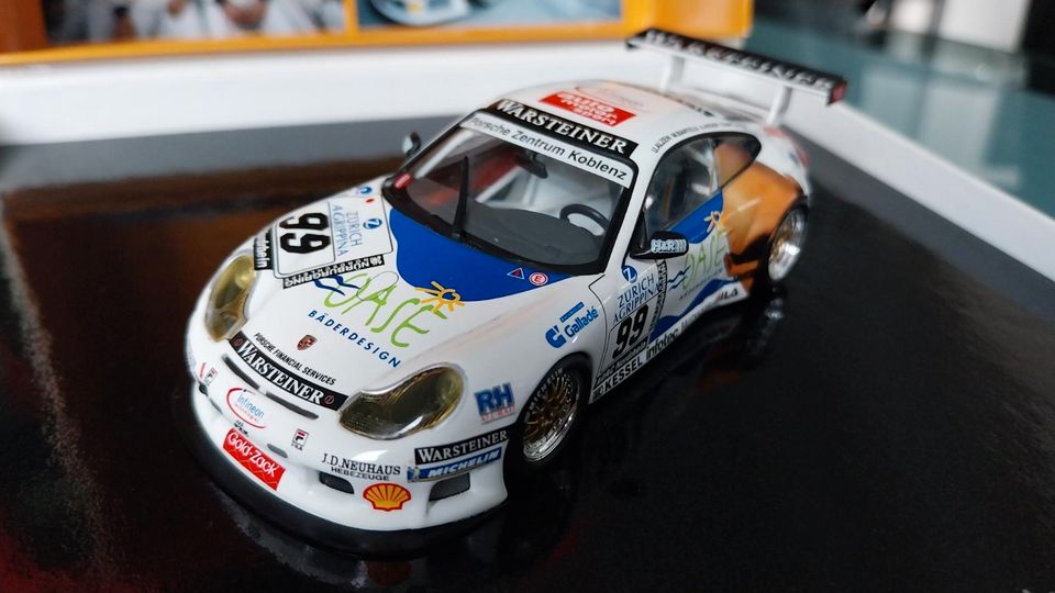 Porsche 996 GT3 R PZK Oase Sieger 24H Nürburgring 2000 1:43 in Walluf