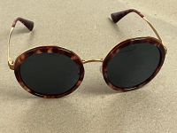 PRADA * Sonnenbrille rund Metall gold Kunststoff bruan FULL SET Wandsbek - Hamburg Volksdorf Vorschau