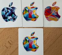 4x Apple Aufkleber Sticker aus Gift Card/Geschenkkarte Obergiesing-Fasangarten - Obergiesing Vorschau