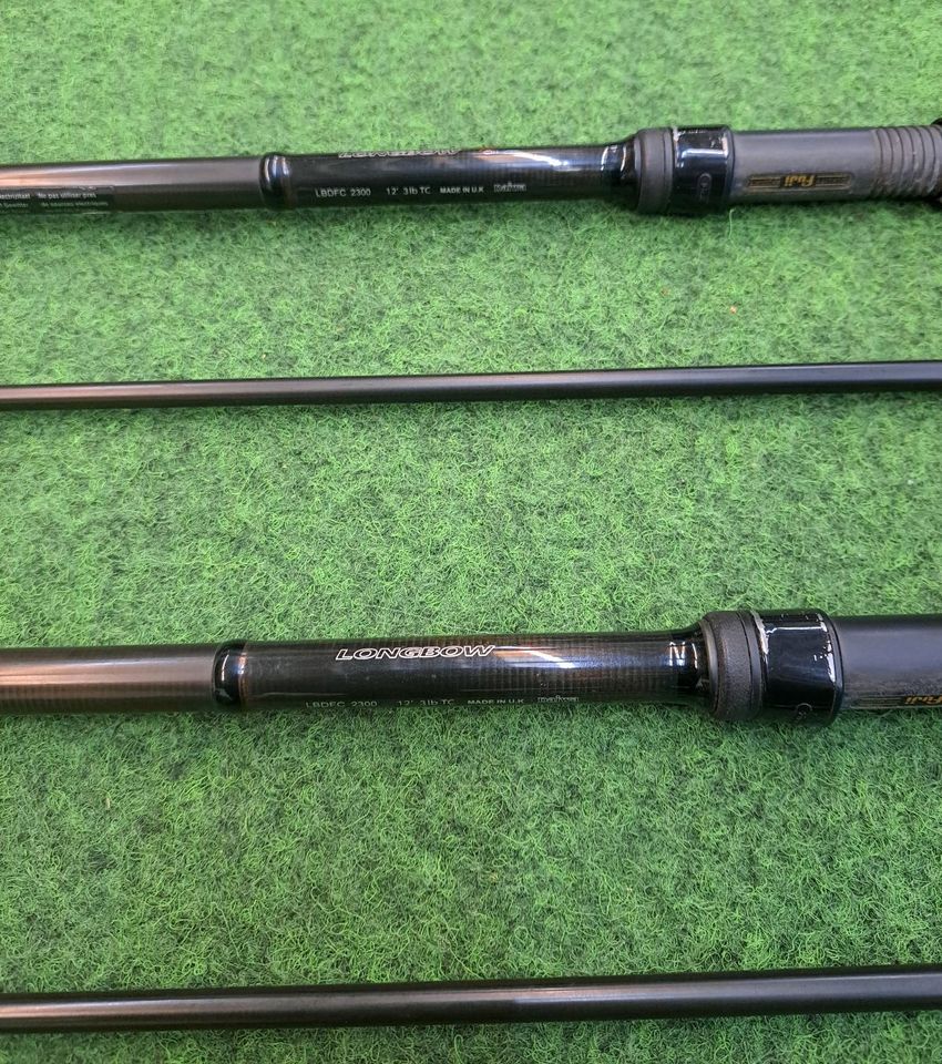 3× Daiwa Longbow DF 12ft 3lbs Karpfenruten Weitwurf Angeln Carp in Bad Bentheim