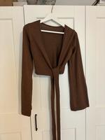 Wickelpullover, Bolero, Oberteil Braun Glitzer München - Au-Haidhausen Vorschau