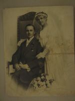 Vintage altes Hochzeitfoto (Postergröße) von Mainzer Fotografen Rheinland-Pfalz - Sankt Goar Vorschau