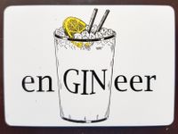 enGINeer Kühlschrankmagnet Gin und Tonic & and lustige Sprüche In Nordrhein-Westfalen - Wesel Vorschau