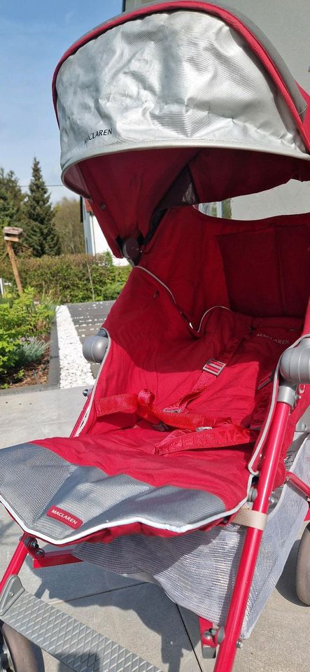 MacLarren Buggy pink grau Techno XT in Neukirchen/Erzgeb