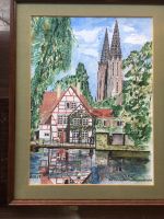 Aquarell Gemälde Soest - WH(Henke) Rheinland-Pfalz - Altrip Vorschau