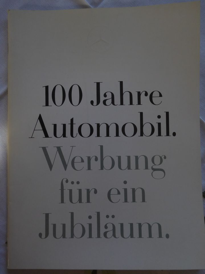 Broschüre der Daimler Benz AG zum 100jährigen Jubiläum 1986 in Weitnau